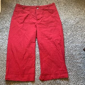 Maeve Vibrant Red Trousers